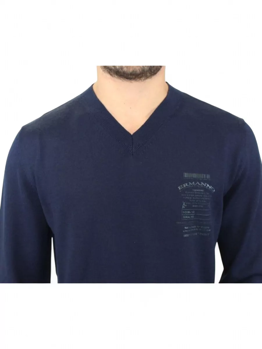 Ermanno Scervino Wool-Blend V-Neck Sweater