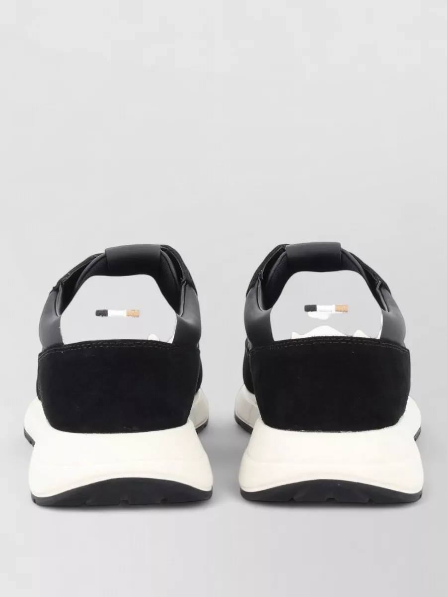 Boss Leather Low-Top Sneakers