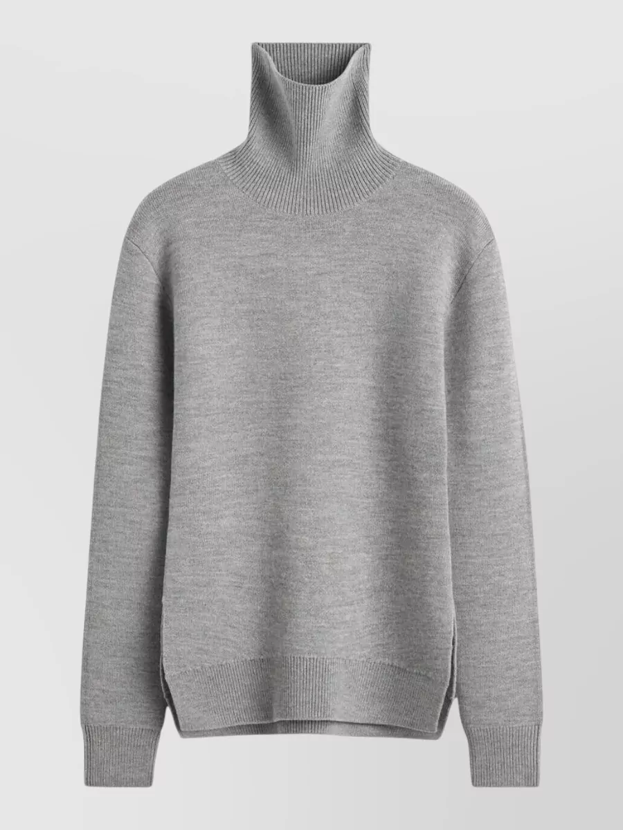 Totême wool highneck double knit sweatshirt