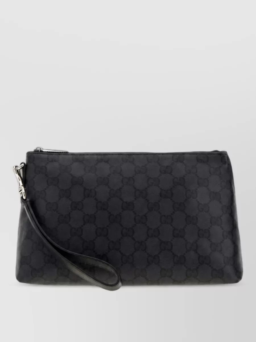 Gucci coated canvas pouch