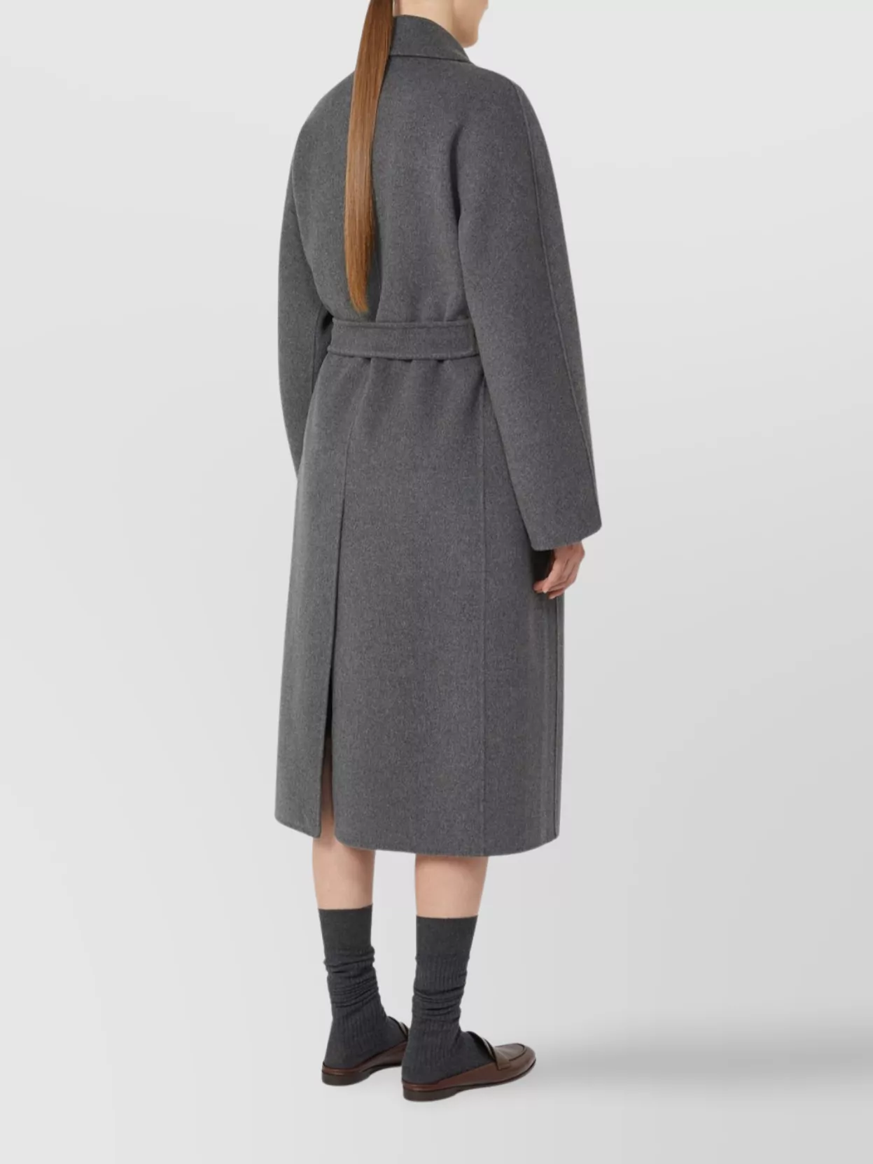 S Max Mara Wool Coat Kimono Sleeves