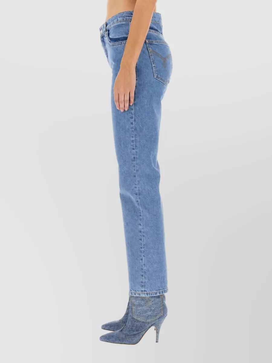 Moschino Denim Straight-Leg Jeans