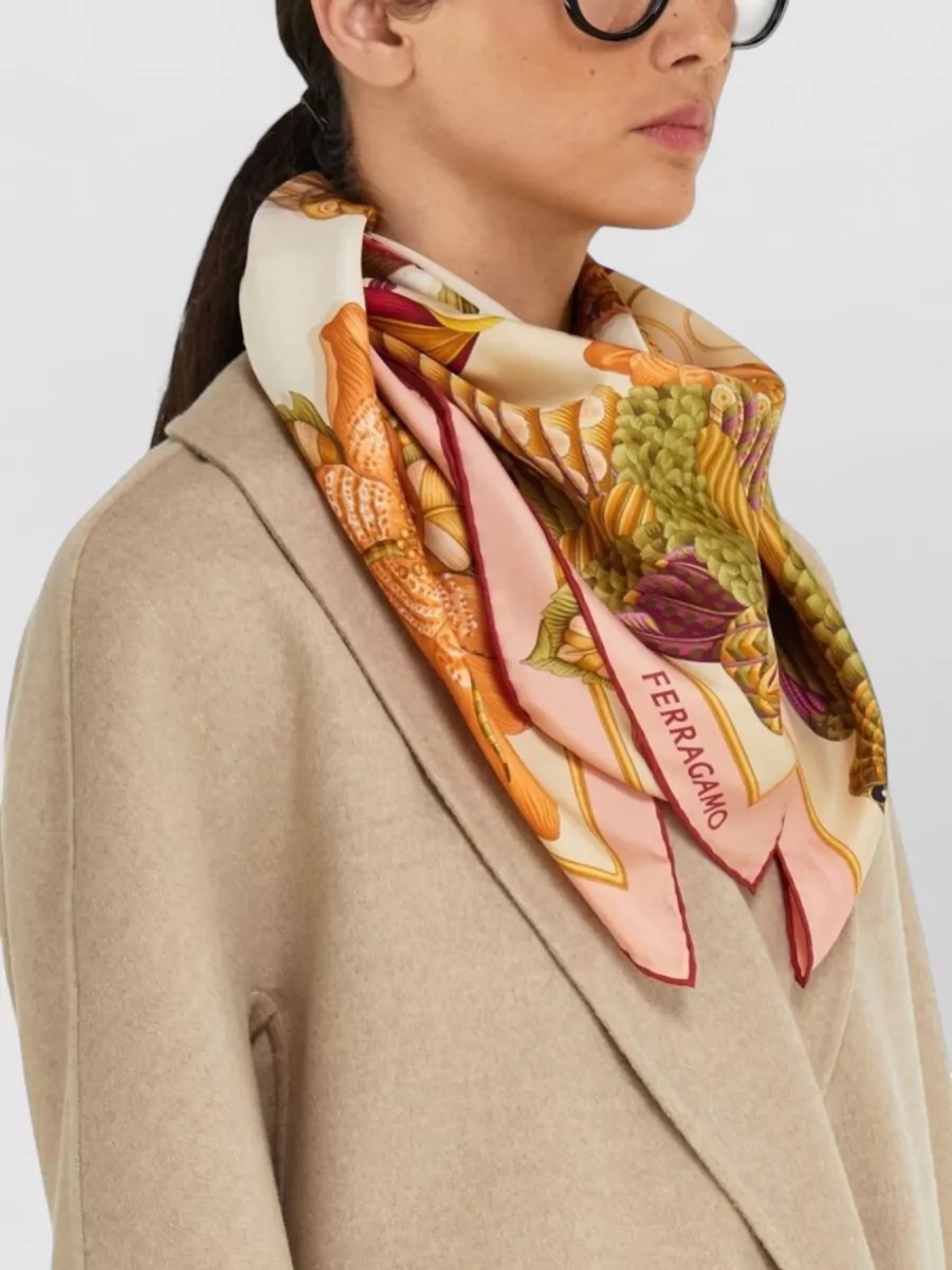 Ferragamo Silk Printed Scarf