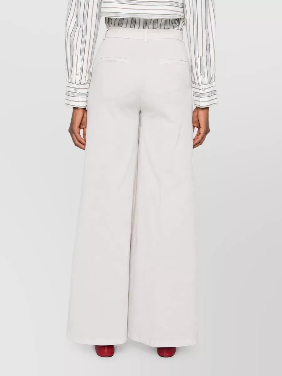 Via Masini 80 Wide-Leg Denim Trousers
