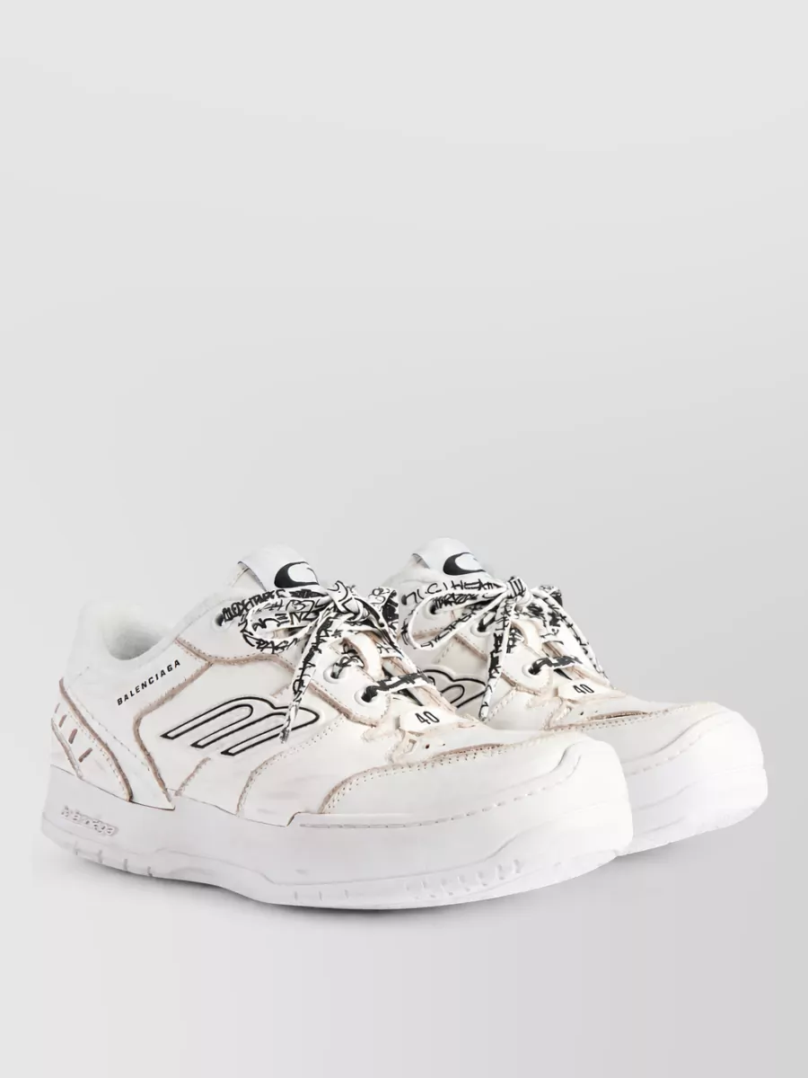 Balenciaga Platform Lace-Up Shoes