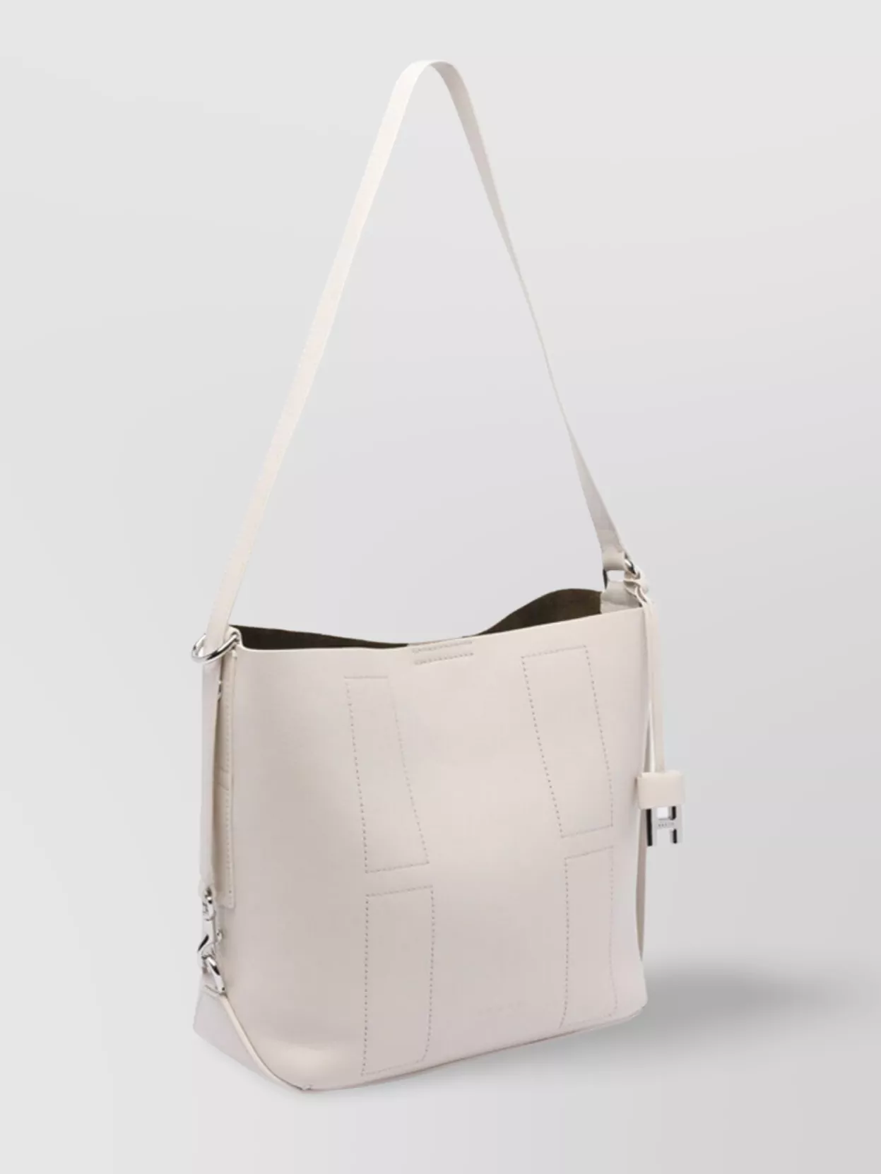 Hogan Adjustable Strap Leather Shoulder Bag