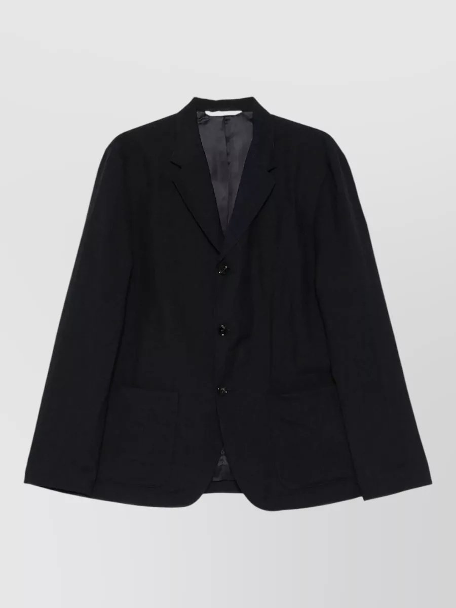 Cellar Door single-breasted wool linen suit jacket