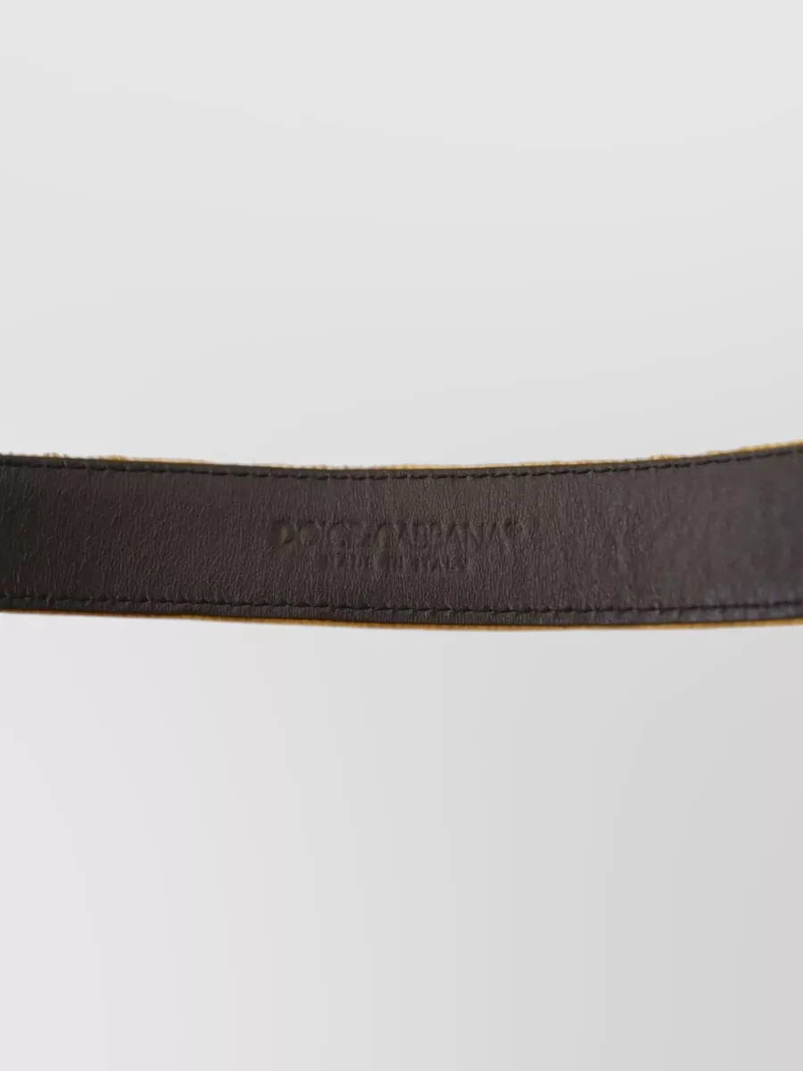 Dolce&Gabbana Velvet Belt