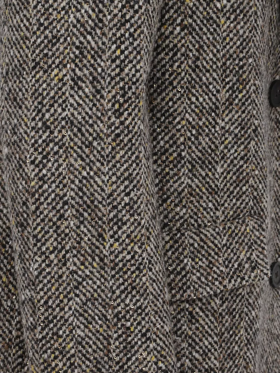 Peserico Women's Single Breasted Long Coat