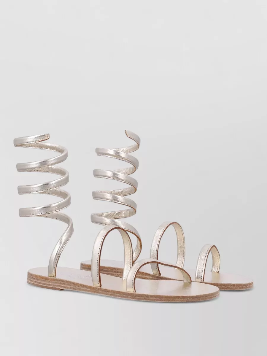 Ancient Greek Sandals Leather Wrap Sandals
