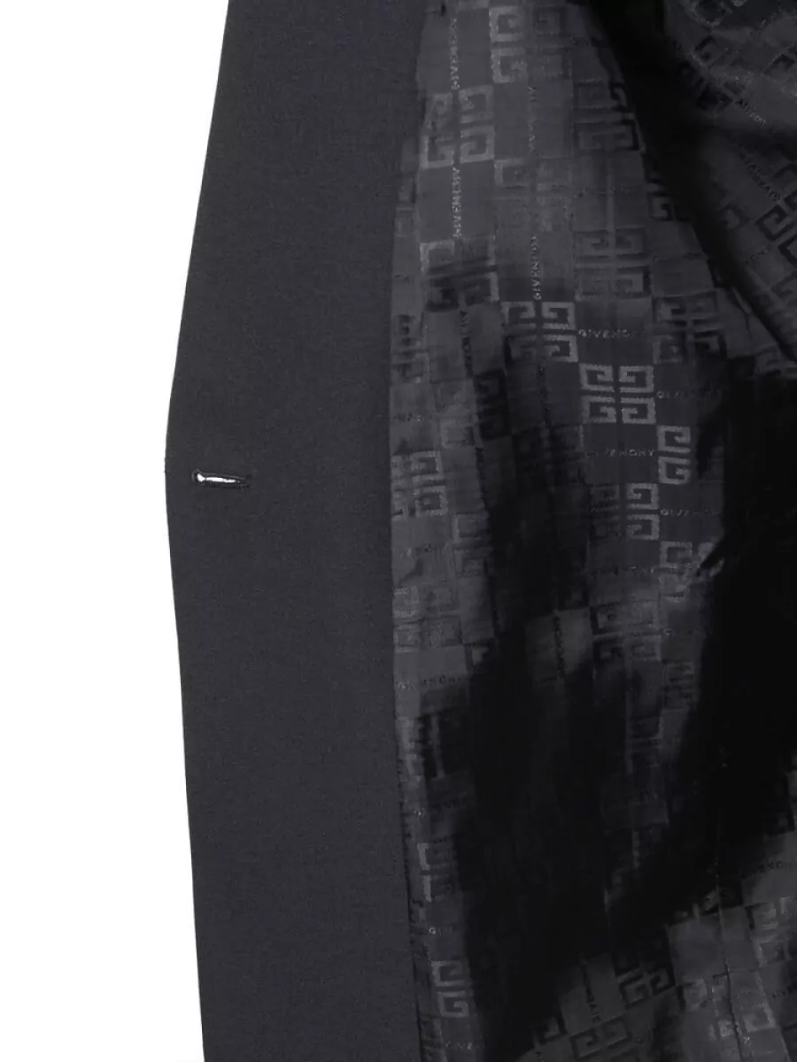 Givenchy Wool Crystal-Embellished Blazer