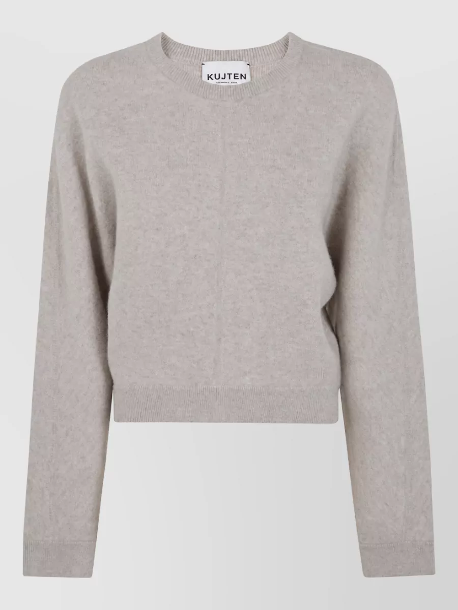 Kujten cashmere round neck sweatshirt