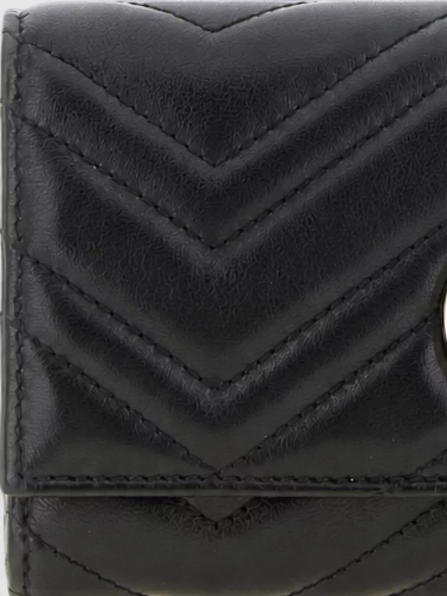 Gucci Gg Marmont Continental Matelassé Leather Wallet
