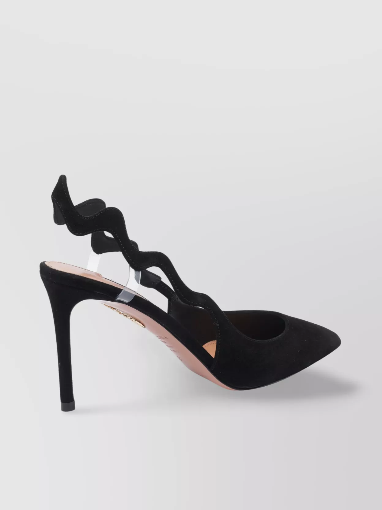 Aquazzura Leather Pointed Toe Stiletto Heel Mules