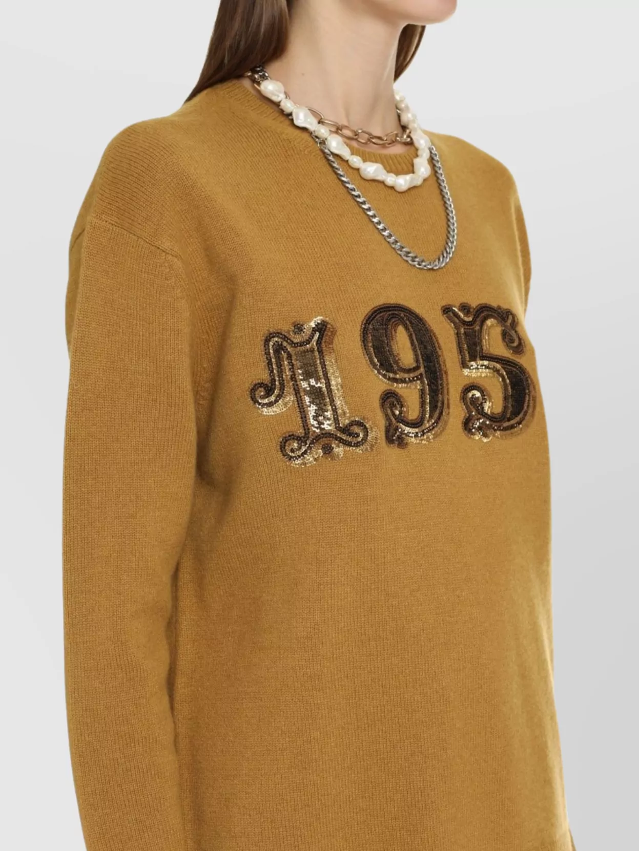 Shop Max Mara Wool And Cashmere Crew Neck Sweater