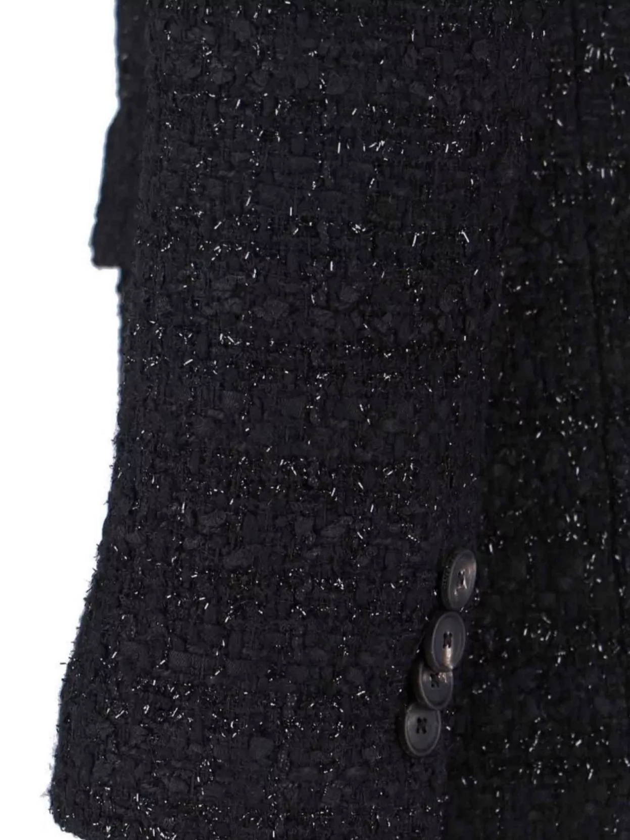 Tagliatore Tailored Black Jacket With Notched Lapel And Textured Fabric In Black