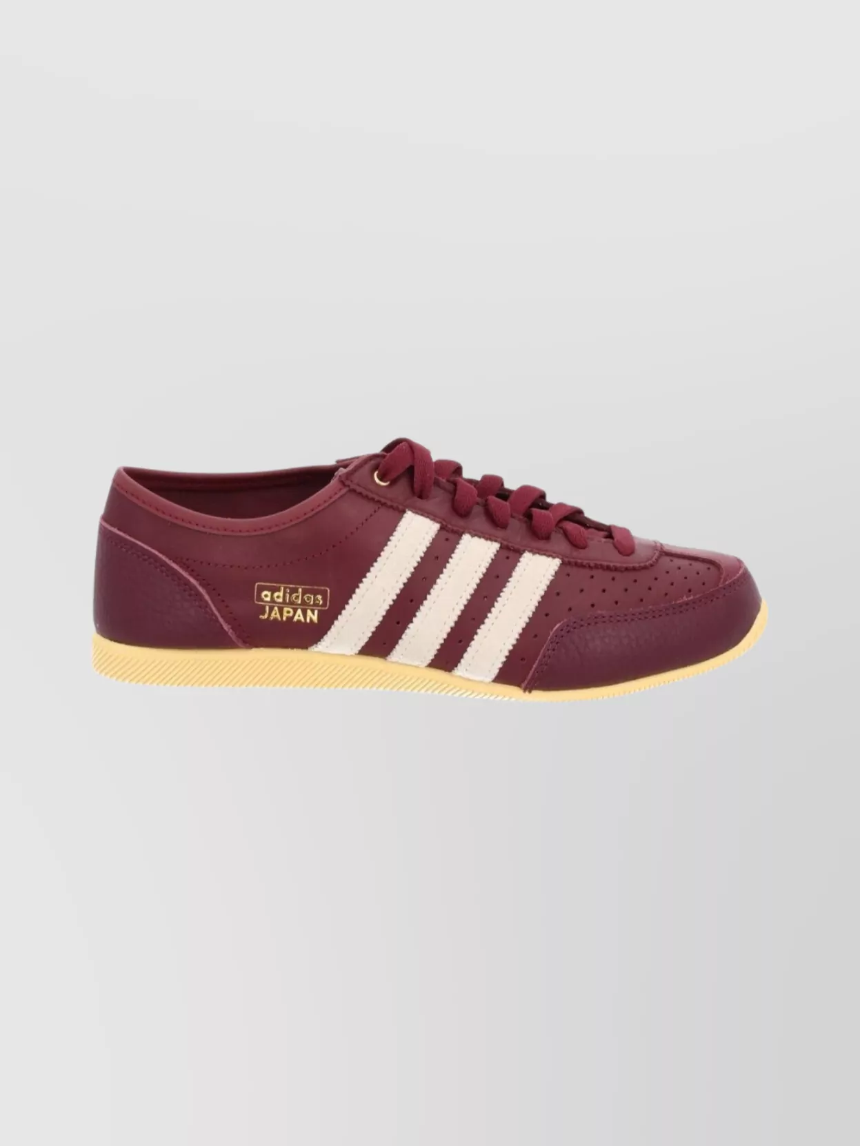 Adidas Originals Striped Sneakers With Perforated Design And Rubber Sole
