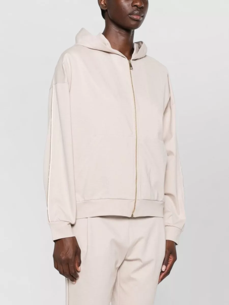 Fabiana Filippi Hooded Zip-Up Jacket
