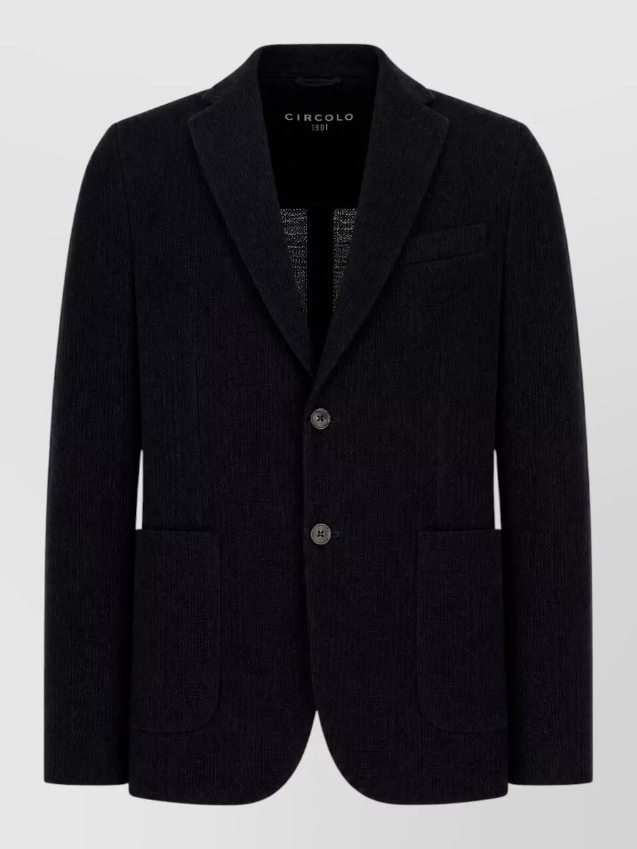 Circolo 1901 wool blend single-breasted blazer