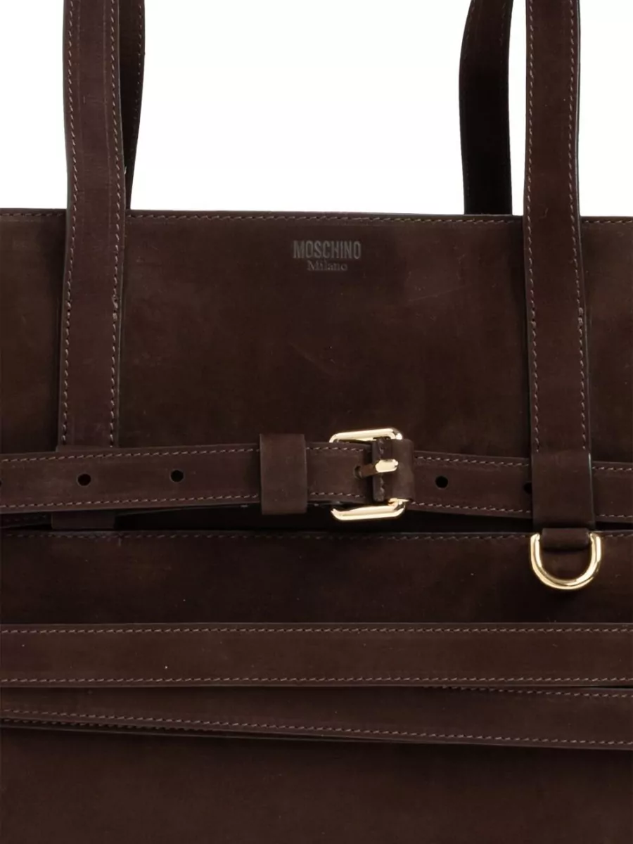 Moschino Leather Tote Bag