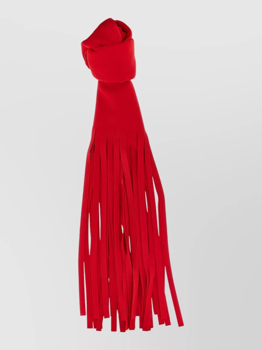 Sportmax wool fringed scarf