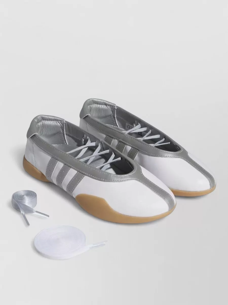 Adidas leather slip-on sneakers