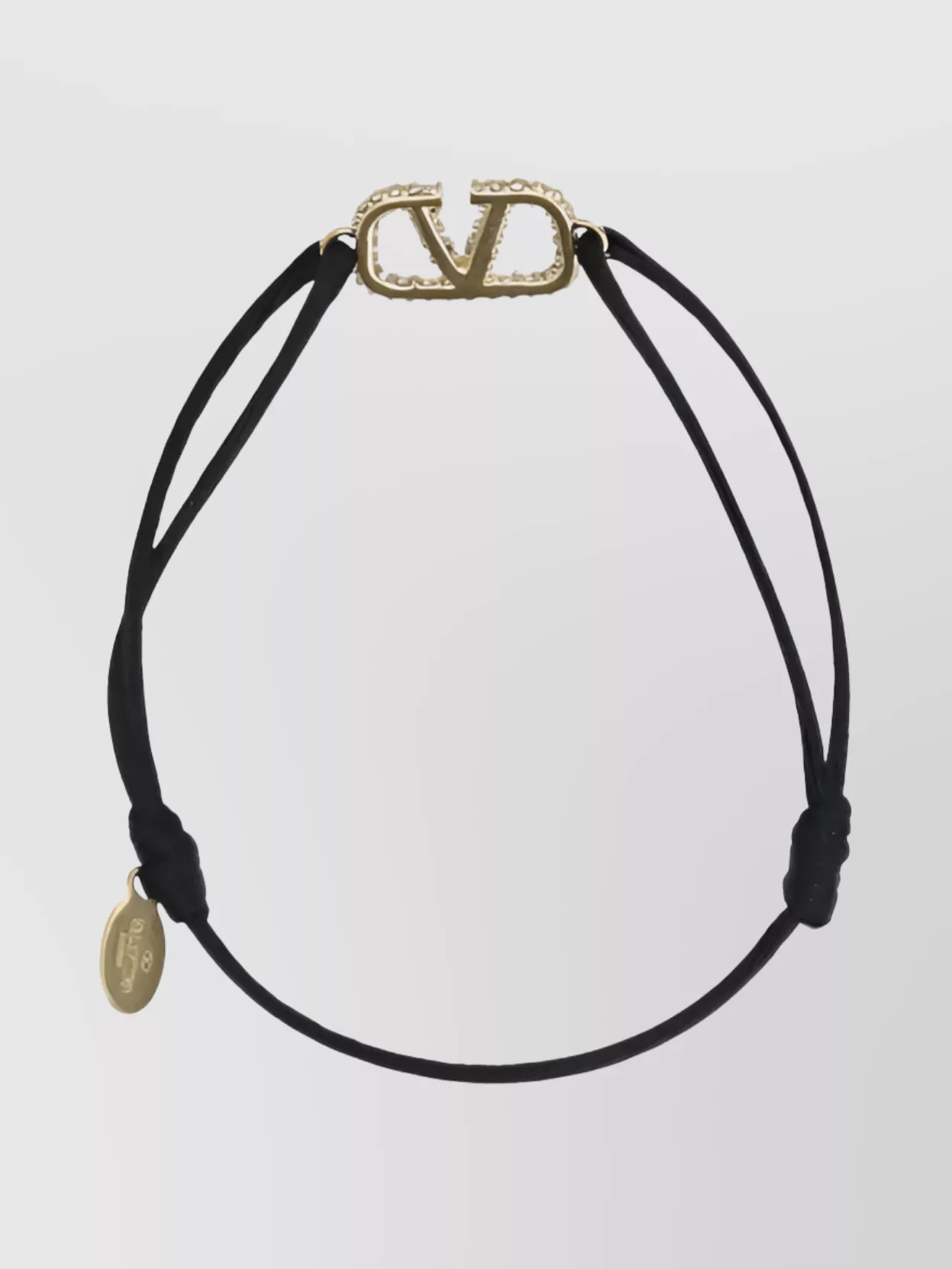 Valentino Garavani Logo Charm Knot Bracelet