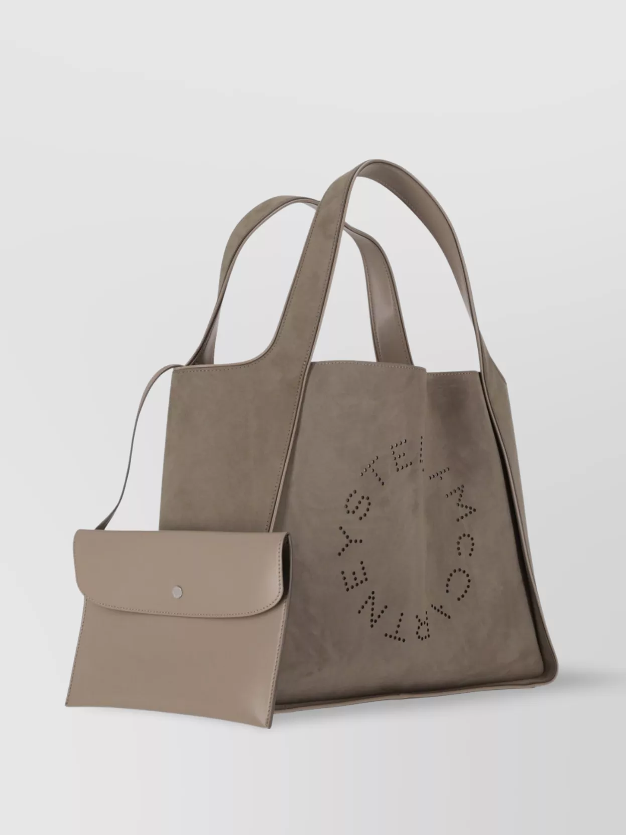 Stella Mccartney Logo Tote Bags Dual Handles