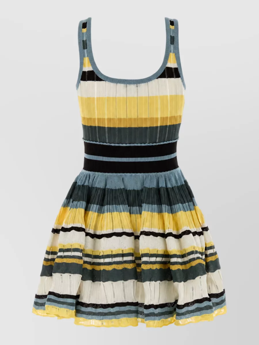 Alaïa Embroidered Mini Dress