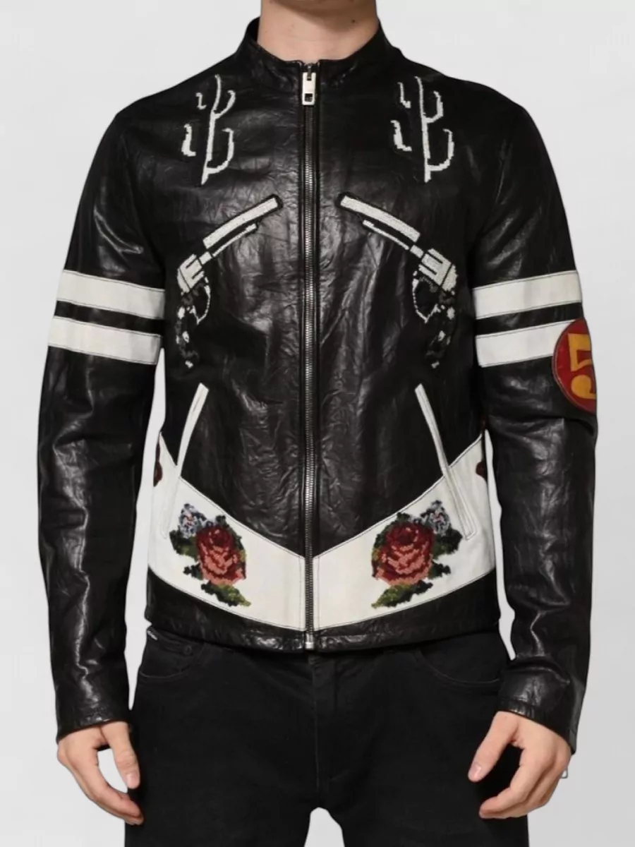 Dolce&Gabbana Leather biker jacket