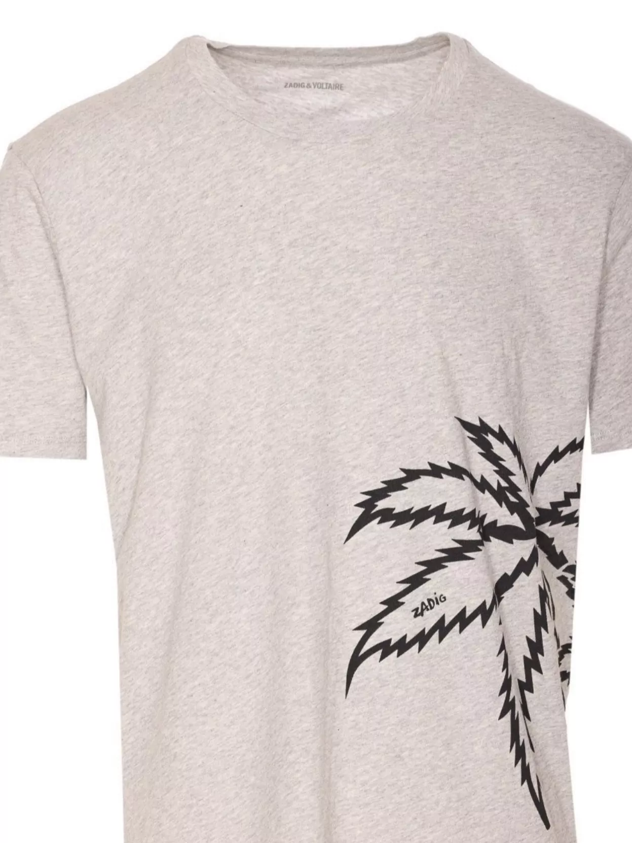 Zadig & Voltaire Palm Print Crew Neck T-Shirt