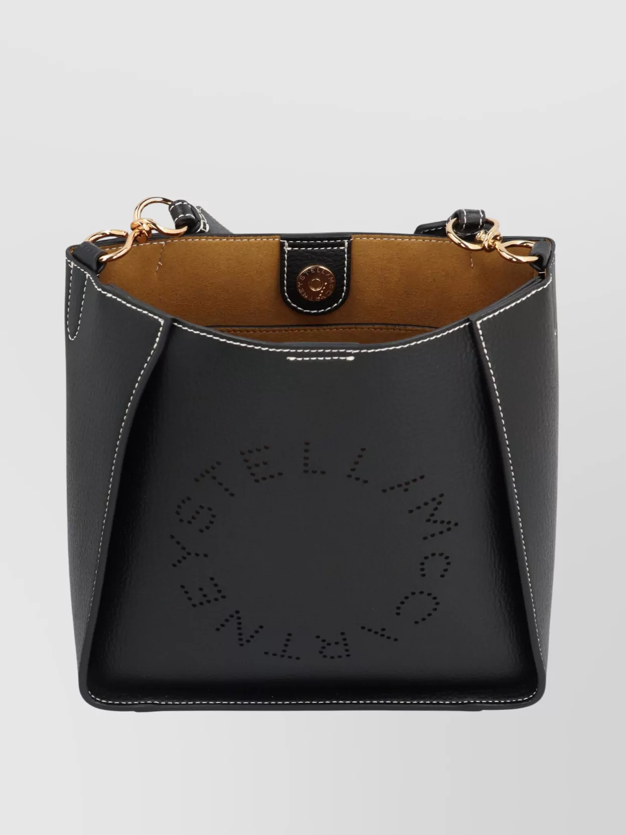 Stella Mccartney Logo Shoulder Bag With Adjustable Strap