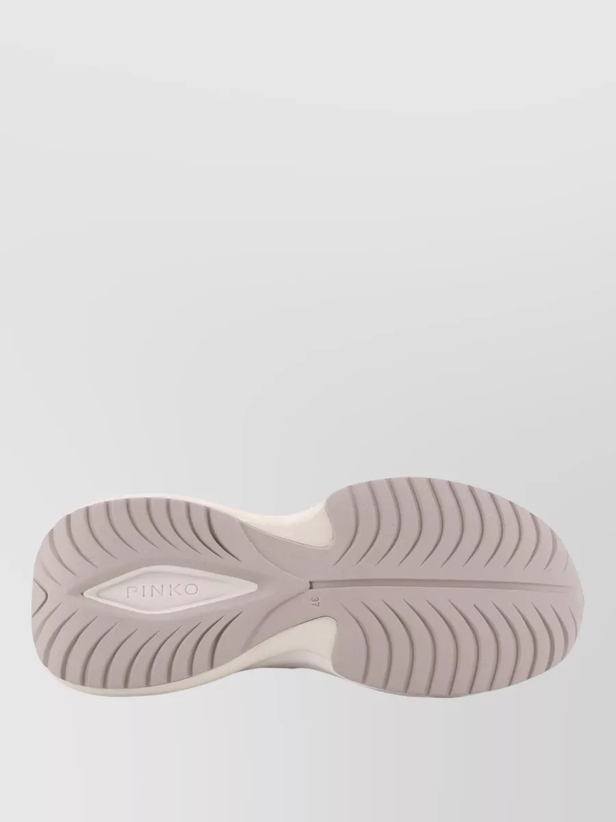 Pinko Low Top Sneakers Metallic Accents Chunky Sole