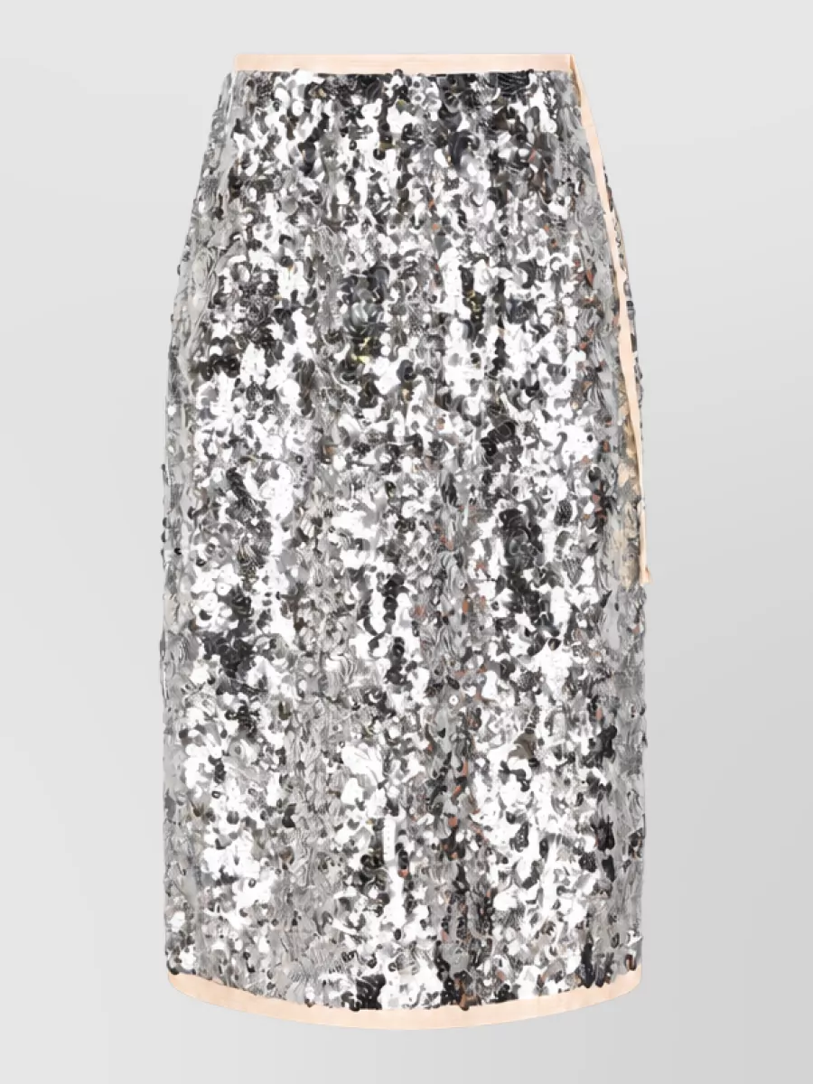 Prada Sequin Midi Skirt