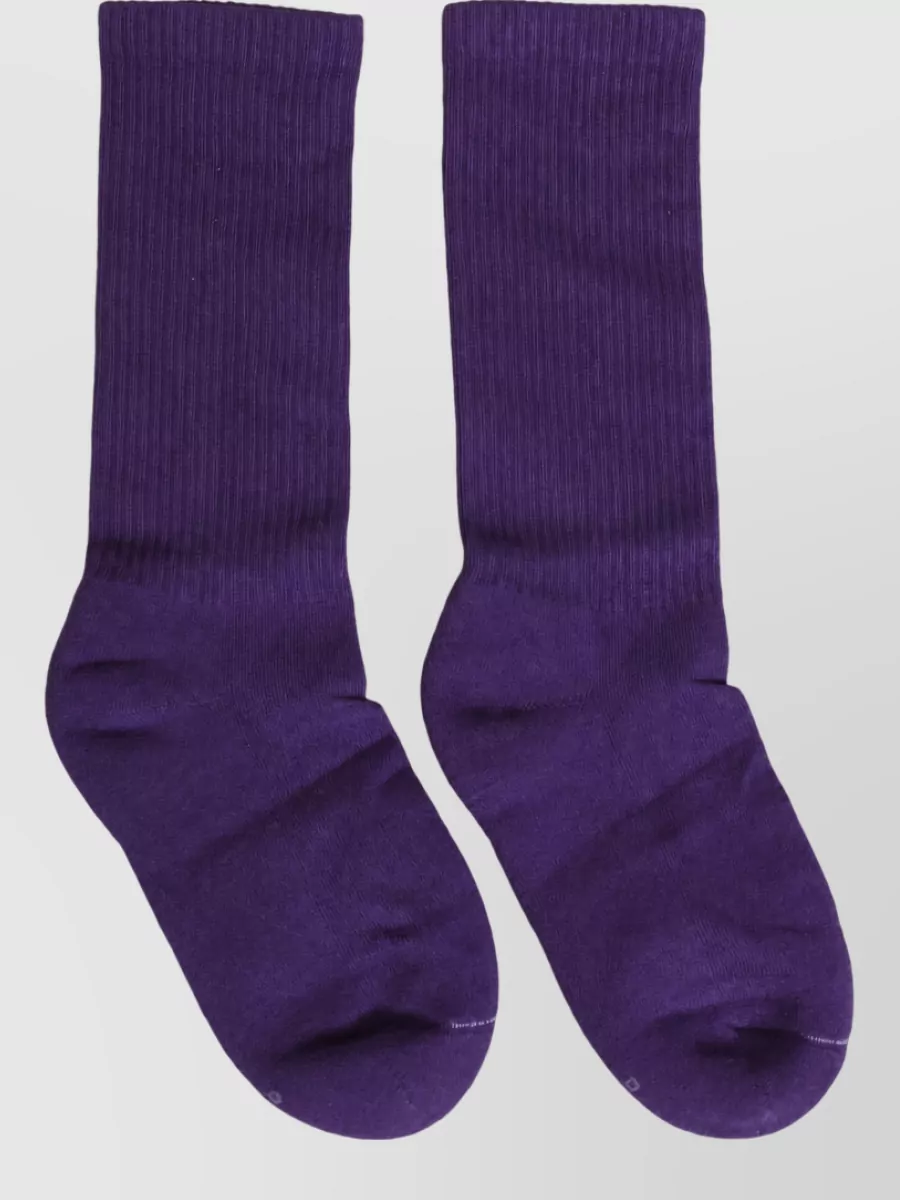 Dolce&Gabbana cotton ribbed mid calf socks