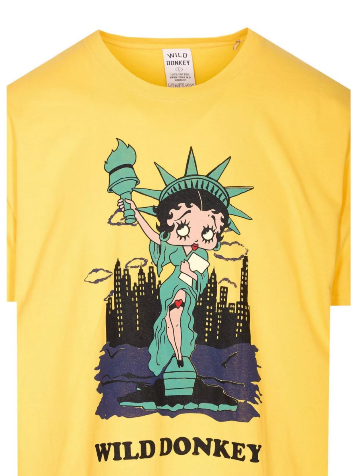 Wild Donkey Graphic Print Casual Crewneck Short Sleeve T-Shirt