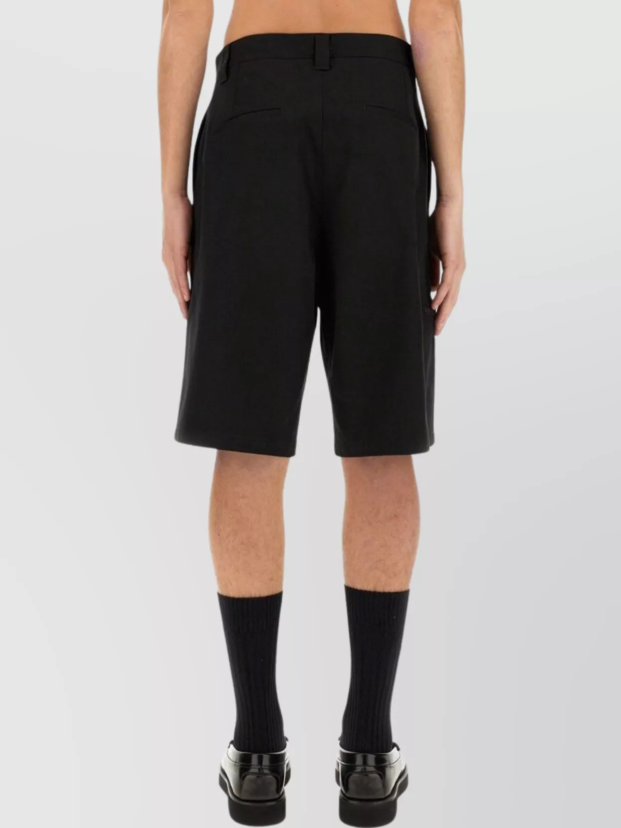 Moschino Logo Bermuda Shorts Pockets