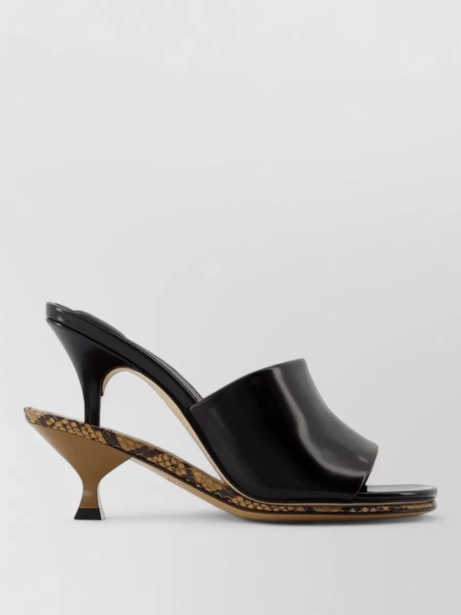 Jacquemus Les Doubles Mules Sandals - Jacquemus - Leather - Black