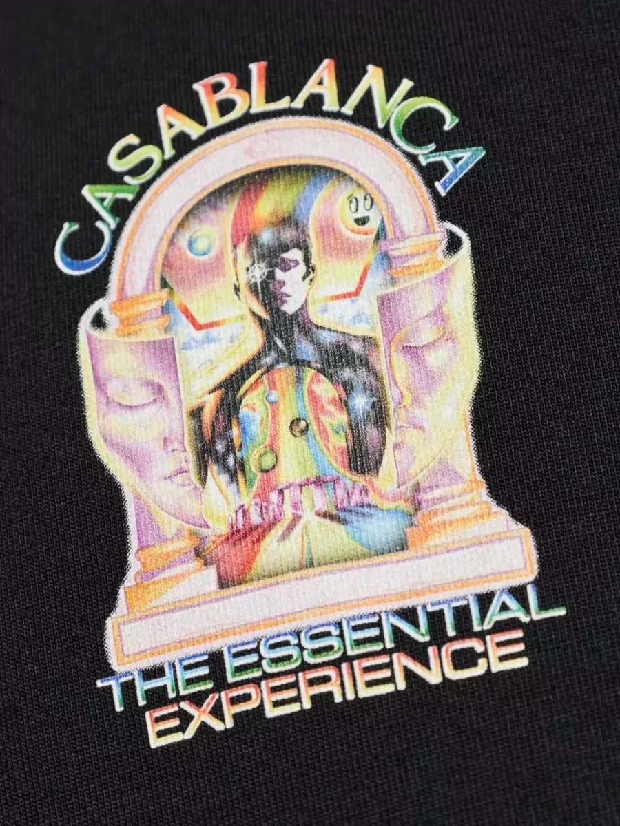 Casablanca Printed Organic Cotton Short-Sleeve T-Shirt