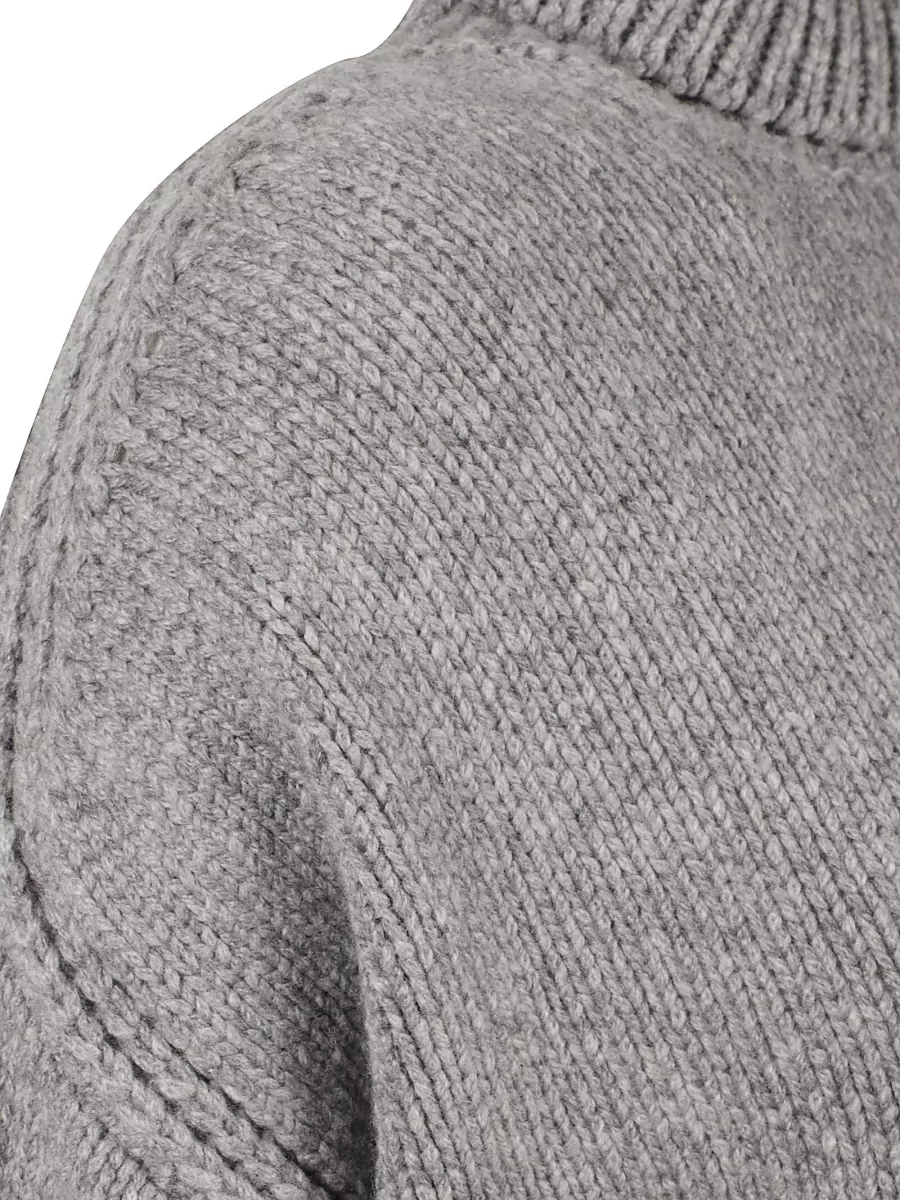 Sa Su Phi High Neck Raglan Jumper