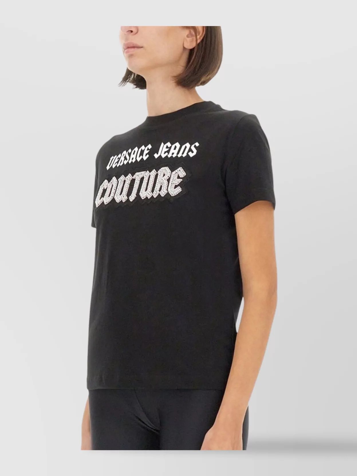 Versace Jeans Couture Logo Crew Neck T-Shirt