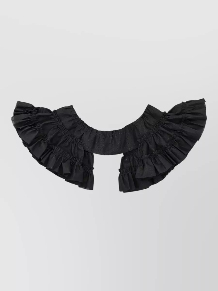 Dries Van Noten Cotton Ruffled Belt