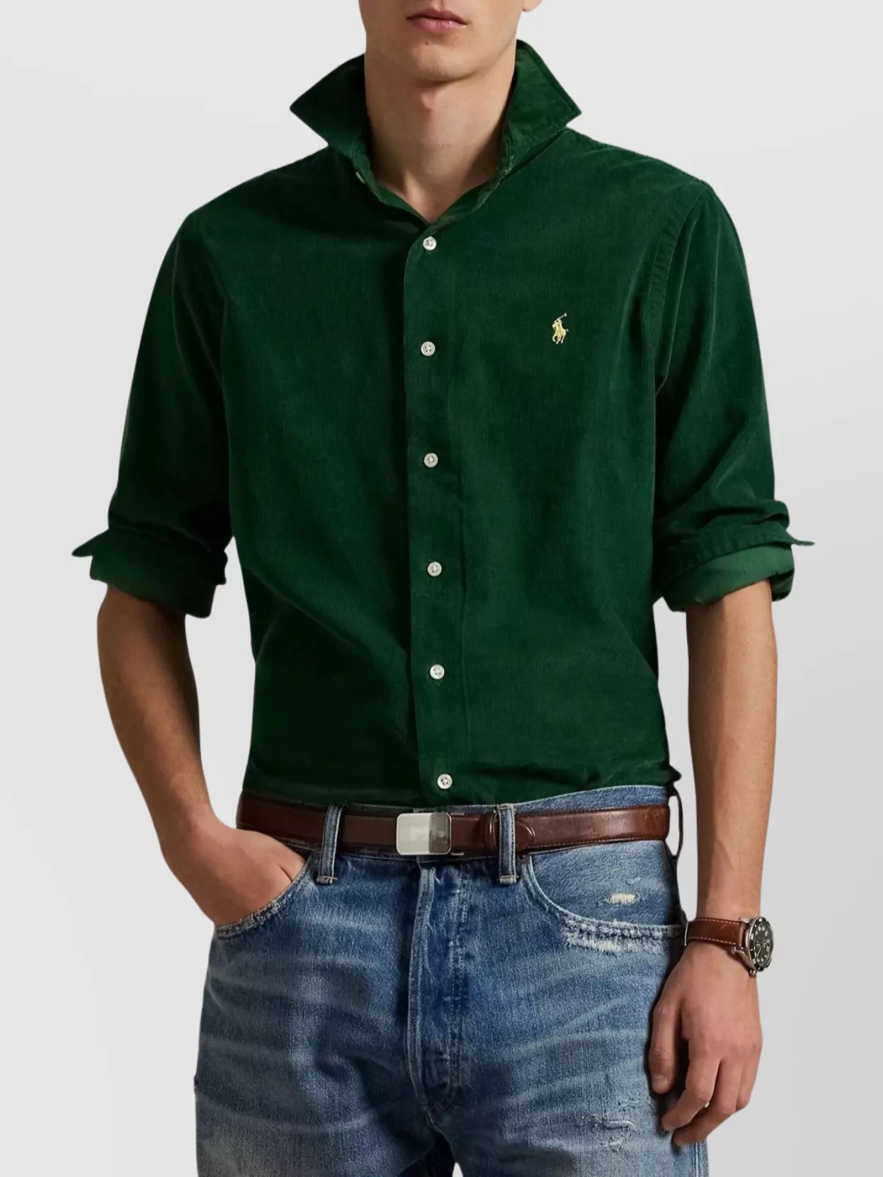 Polo Ralph Lauren Custom Fit Long Sleeve Button-Down Shirt
