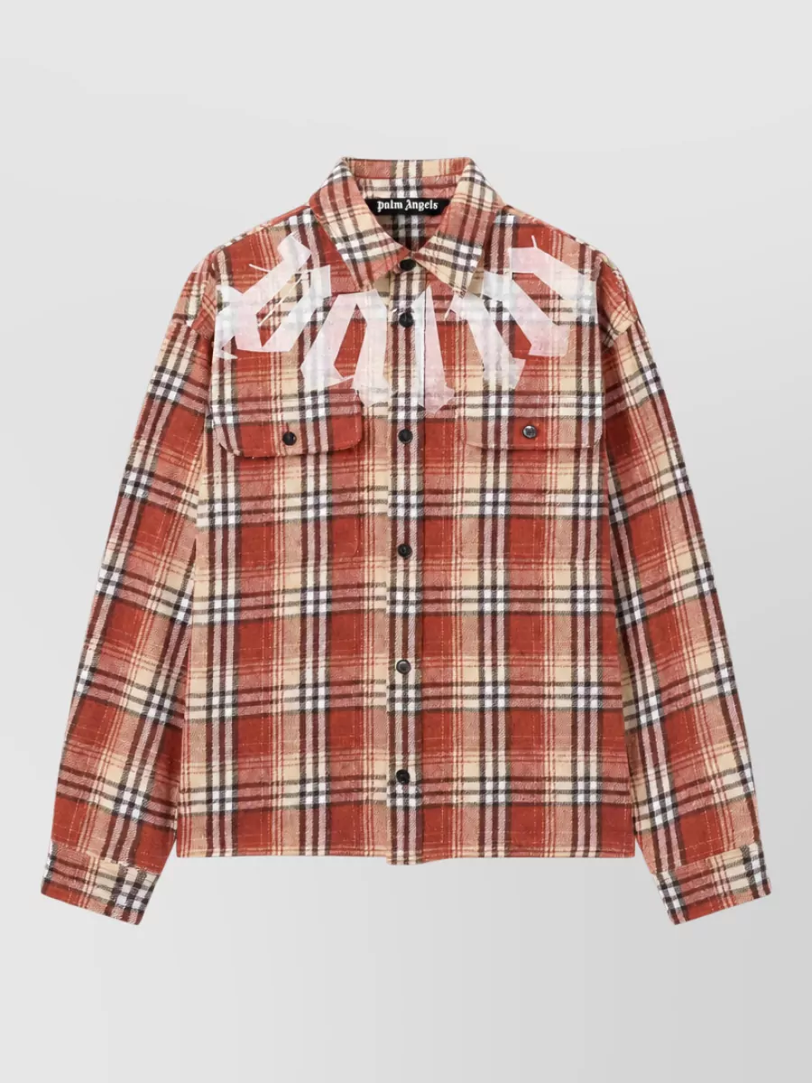 Palm Angels oversized shirt jacket