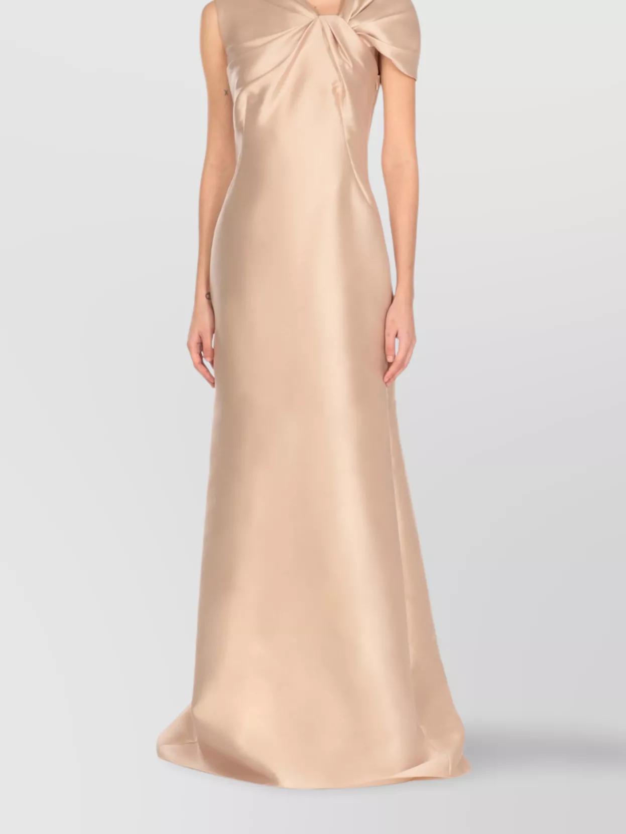 Alberta Ferretti Knee Length Dress High Neck