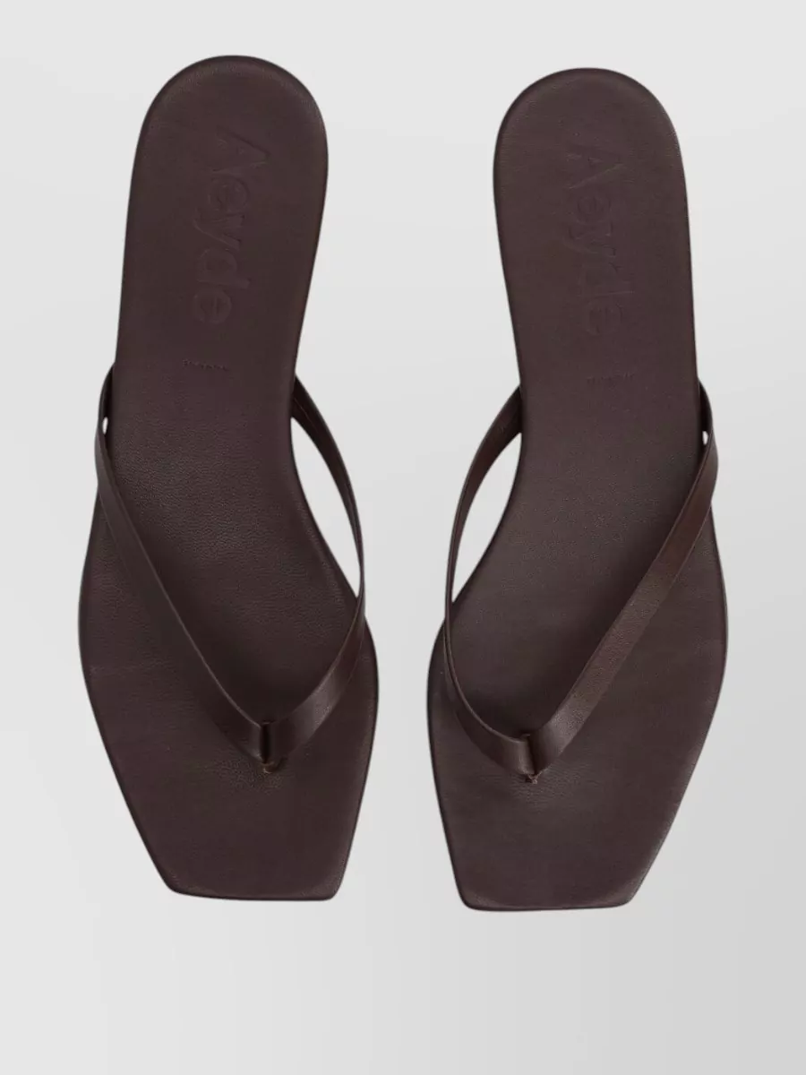 Aeyde Leather Slides