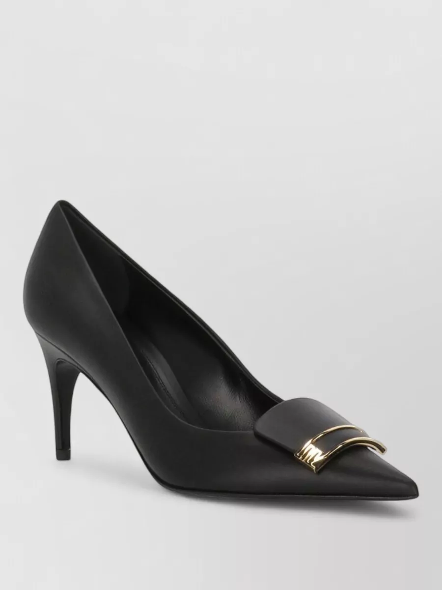 Sergio Rossi leather high heel pumps