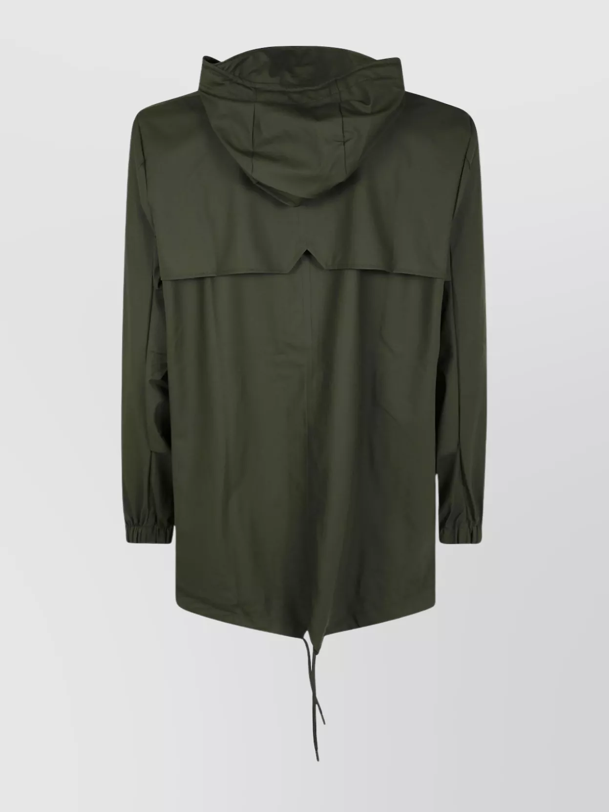 Rains Long Raincoat With Hood And Pockets