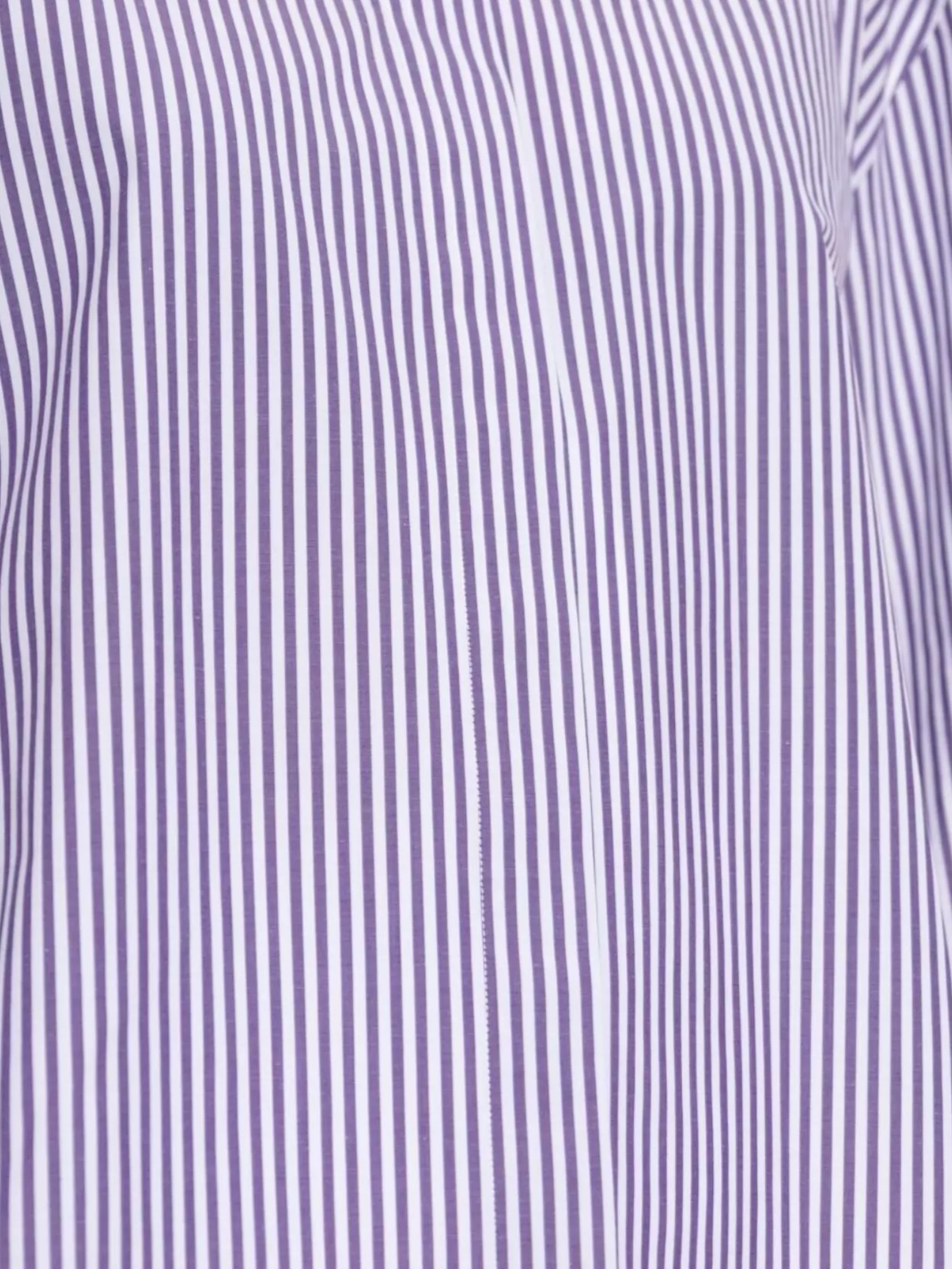 Max Mara Oversized Violet Striped Shirt In Poplin In Purple