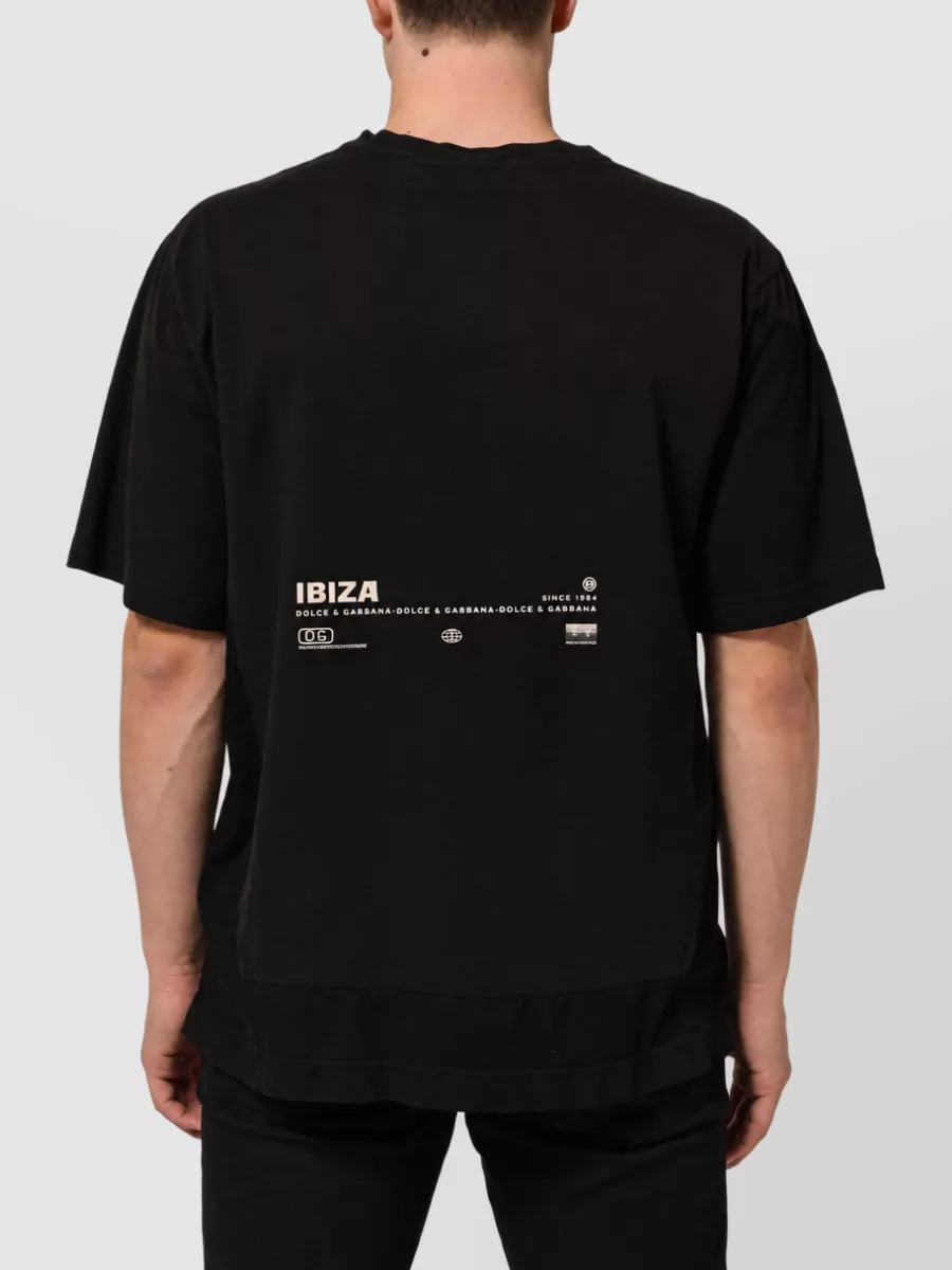 Dolce&Gabbana Cotton Crew Neck T-Shirt